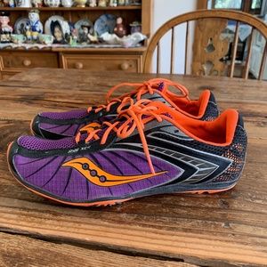 Saucony Women's Purple and Orange Running Shoes